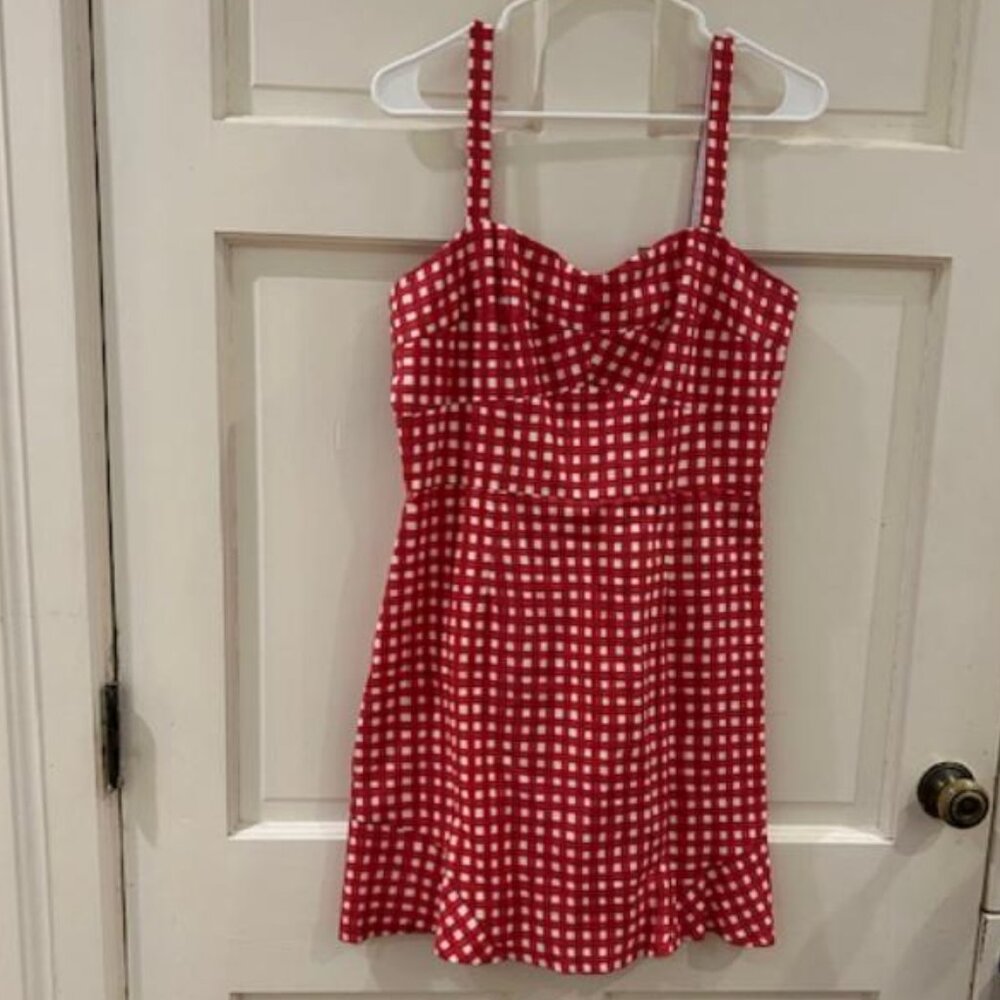 Hutch McKenzie Gingham Dress size 8
